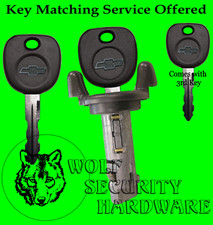 Chevy Gm Oem Ignition Key Switch Lock Cylinder Tumbler Barrel 3 Chevy Logo Keys