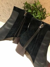 BLACK LEATHER ZIPPER PULL TAB, 1/4" X 12", FOR JACKETS, PURSES, BOOTS, BACKPACKS