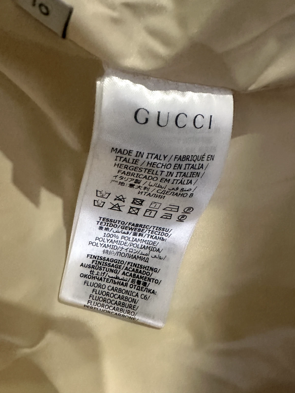 Gucci Giubbotto Bambino Puffer GG Logo Navy Taglia 10