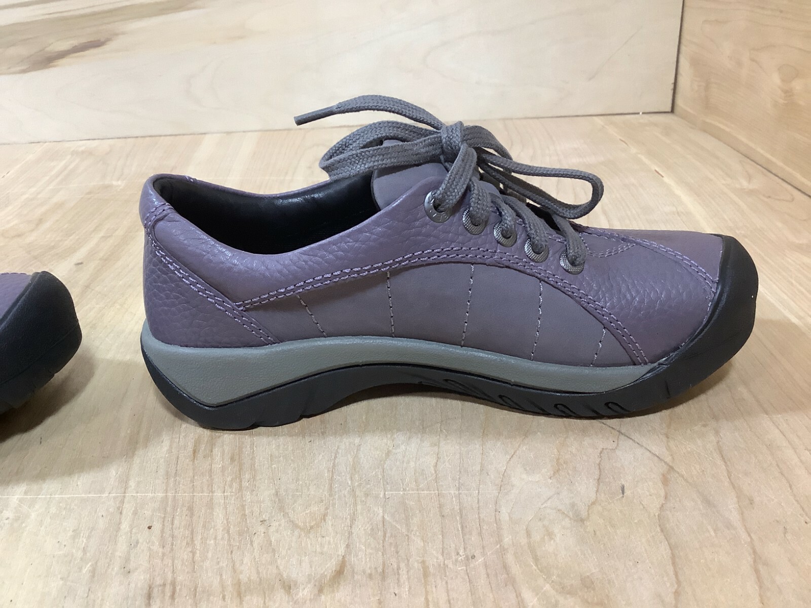 Scarpe da ginnastica Keen Presidio in pelle viola da trekking passeggio donna 5 US