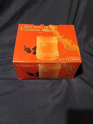 4 Maxi-tasses DE Noel Christmas Mugs 