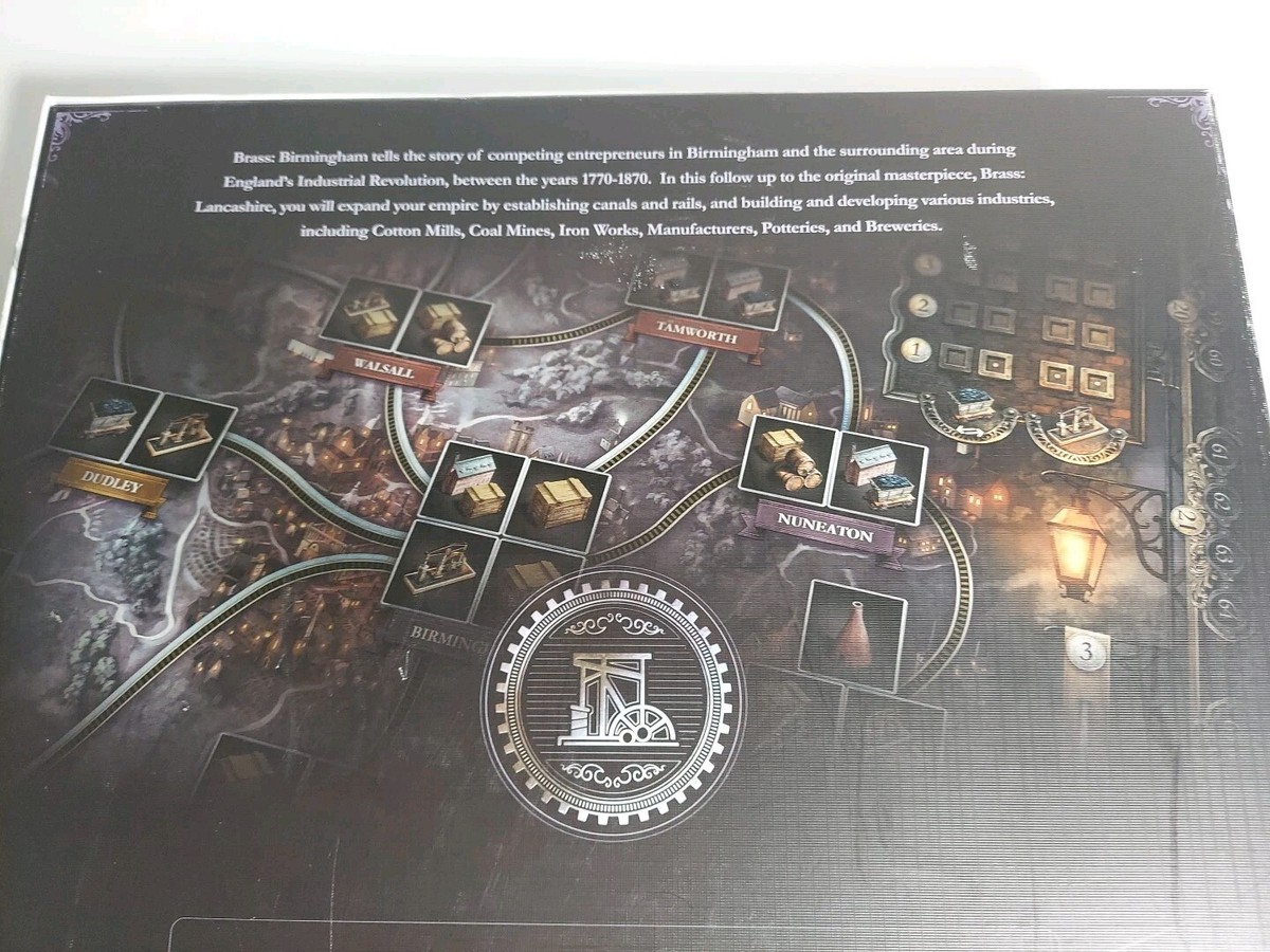 Brass Birmingham Board Game - Open Box/ Unused Box Has Some