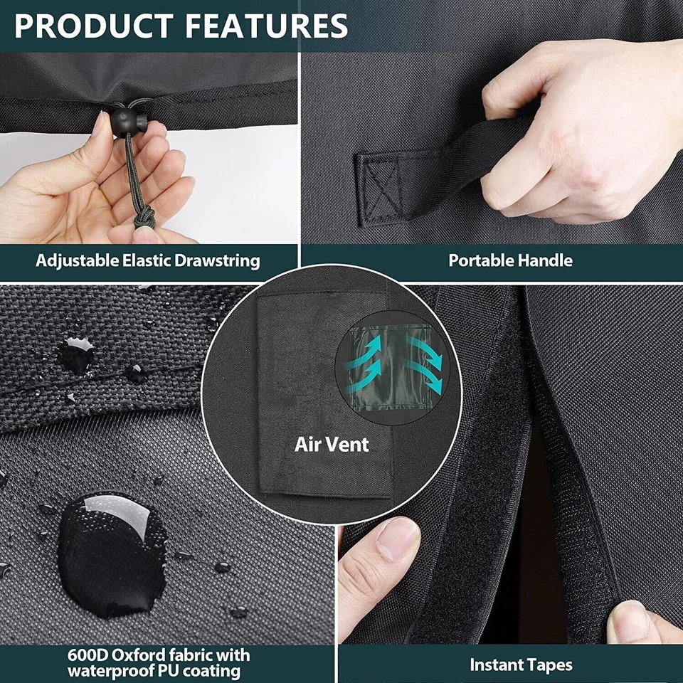 Estante de leña para exteriores de alta resistencia de 4 pies con cubierta soporte de almacenamiento de madera para chimenea Foto 4 de 4