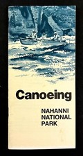 1976 Nahanni National Park Canoeing Guide Vintage Travel Booklet Canada Reserve