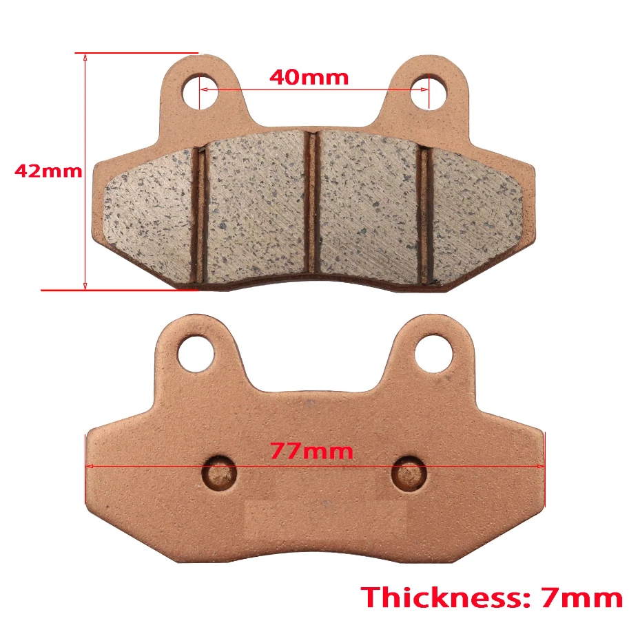Sintered Front Rear Brake Pads For HYOSUNG GT650S GT650 GV650 GT250R GV125 GV250 - image 3 of 4