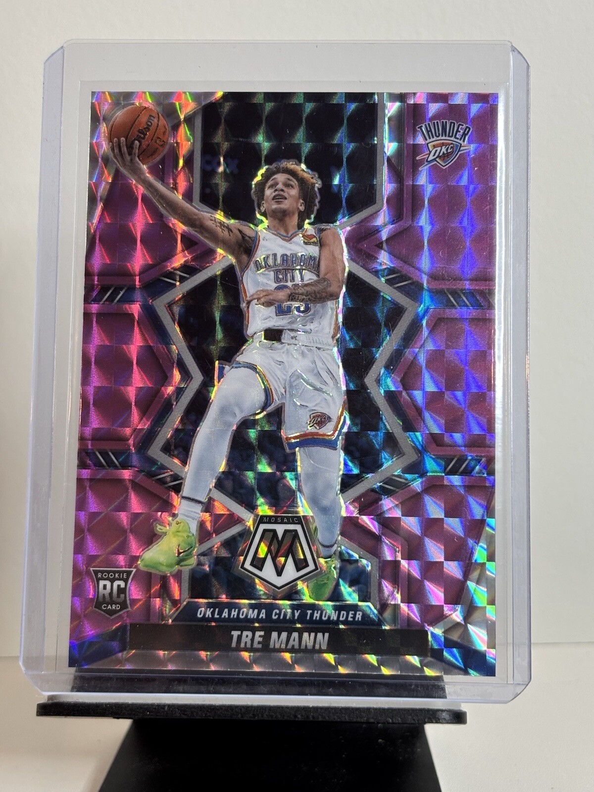 2021 Tre Mann Mosaic - Purple Mosaic 33/49 #212 (RC) Charlotte Hornets