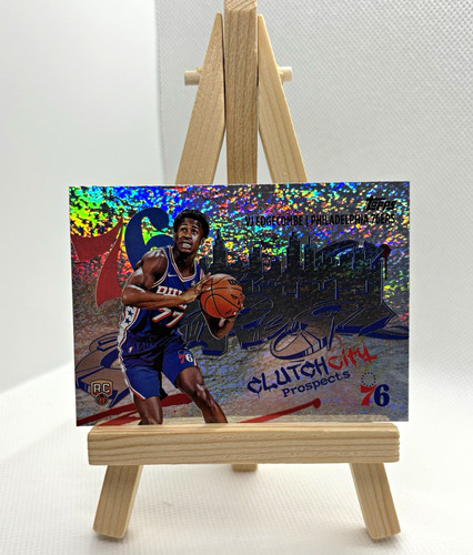 Topps 2025-26 VJ Edgecombe Philadelphia 76ers Clutch City Prospects RC CC-3