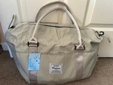 Floless Workshop limited edition totebag; Light sage green; 12.5 x 23 x 6.5