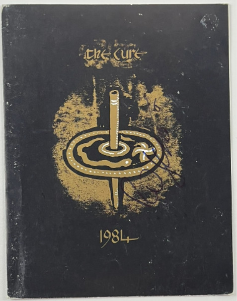 The Cure: Robert Smith Signed Original Vintage 12" x 9.5" Program (Beckett)