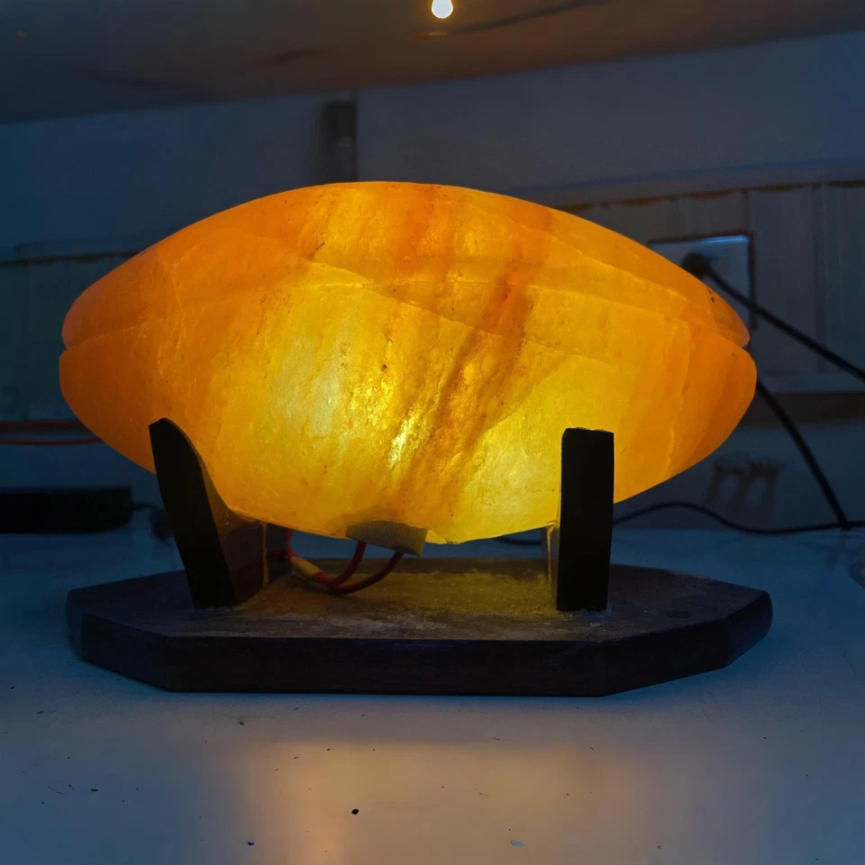 足球形状喜马拉雅盐灯-夜灯家庭和办公室装饰 — 第 4/4 张图片