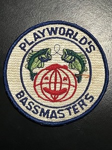 VINTAGE "PLAYWORLD'S BASSMASTERS" PATCH