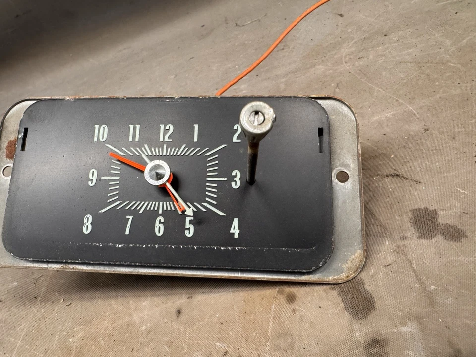 Chevy Impala Caprice BelAir 1969 1970 reloj tablero calibre placa de ajuste Biscayne OEM Foto 3 de 4