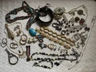 New ListingVintage Estate All Wearable Costume Jewelry Lot 42 Items Unique Pieces!