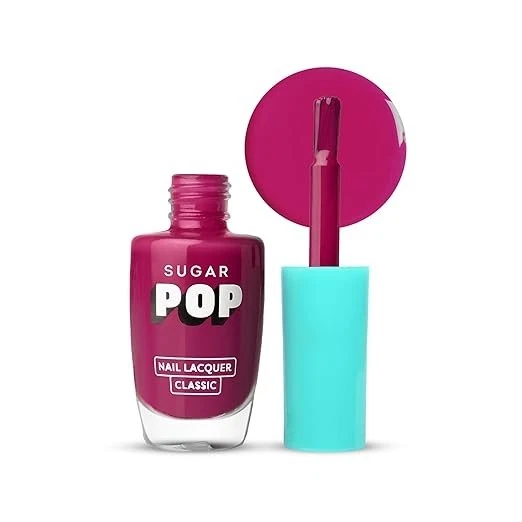 SUGAR POP Nail Lacquer 10 Call Me Hot (Fuschia Pink) | Dries In 45 Seconds | Chi