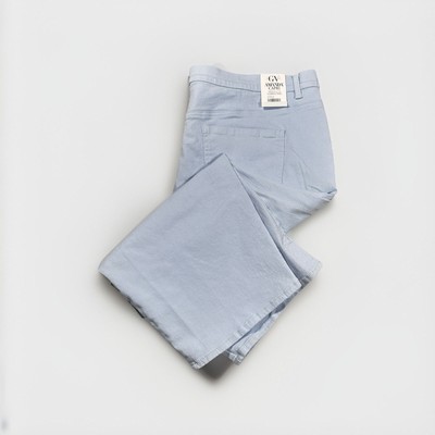 Gloria Vanderbilt Size 20W Amanda Slimming Effect Blue Stretch Classic Capri NWT