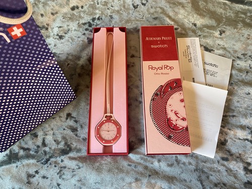 Swatch × Ap Royal Pop New Otto Rosso Limited Edition Watch - B...
