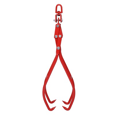 Durable Grapple Grabber Tong 36'' 4 Claw Opening Timber Log Lifting Logging Tong