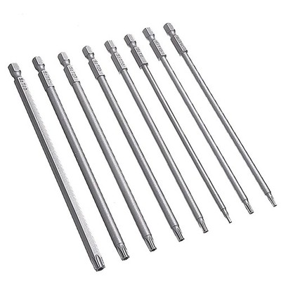 1 Stück Magnetischer Torx-Schraubendreher-Bit 150 Mm Lang T8/T10/T15/T20/T25