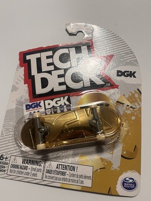 Tech Deck DGK Skateboard Golden Ultra Rare Shiny Gold Fingerboard New Sealed