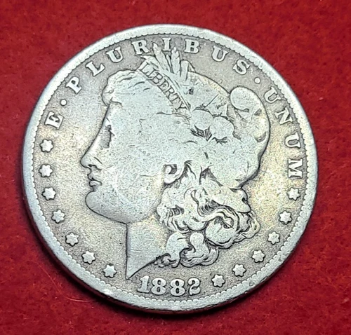 1882-P Morgan Silver Dollar - 90% Silver - Philadelphia - .7734 Troy Ounces