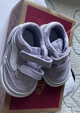 Vans Old Skool V Pink Glitter Skate Shoe - Baby / Toddler Size 2.5- Limited Edit