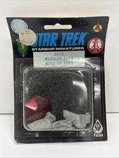 Star Trek Starship Miniatures 2518 Klingon L-42 Bird of Prey Model, Vintage 1985