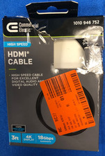 Commercial Electric - HDMI Cable - 3ft High Speed HDMI Cable - 2 Pack