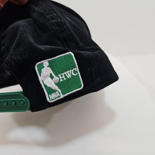 Boston Celtics NBA New Era Hardwood Classics Hat Black Snap Back - Picture 5 of 10