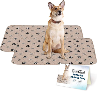 Reusable Dog Pee Pads, Washable Waterproof Mats for Potty Training or Whelping P