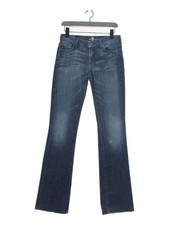 7 For All Mankind Women's Jeans W 28 in Blue Cotton