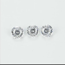 Pair 1.00 CT Portuguese Cut Lab Grown CVD Diamond Natural D Color VVS1 Certified