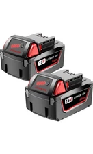 2 Pack 8.0Ah M18 18V Battery Replacement for Milwaukee 48-11-1860 Lithium-Ion