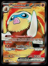 Pokemon Card Journey Together Mamoswine ex 174/159 Holo Ultra Rare