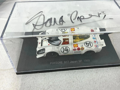 1/43 Ebbro PORSCHE 917 Coupe 1969 Japan GP 6th Place SIGNED David Piper
