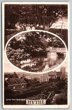 Postcard HYTHE Ladies Walk Canal North Road B237