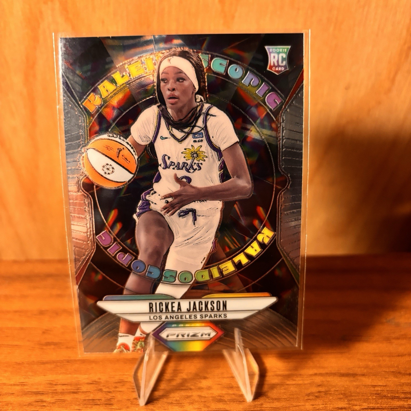 Rickea Jackson 2024 Panini WNBA Prizm Kaleidoscopic RC #12 Los Angeles Sparks