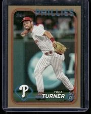 2024 Topps #352 Trea Turner Gold #/2024