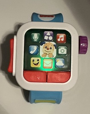 Fisher Price Laugh & Learn Smart Watch Baby & Toddler Toy - Lights & Sound