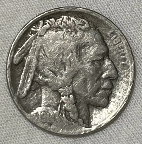 1914 S Buffalo Nickel San Francisco Semi Key Date Very Good Details HTF Nice