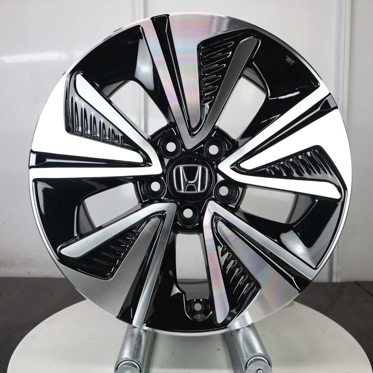 HONDA CIVIC 17X7.0 OEM WHEEL RIM 64098 BLACK/MACHINED 42700TBAA91