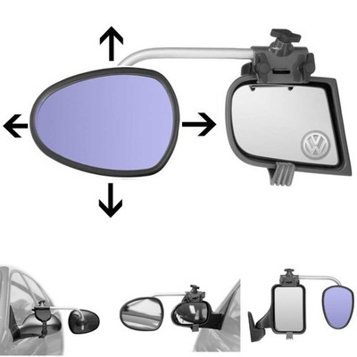 Zusätzlicher Autospiegel Glas konvex/ gebogen Repusel Luxmax 3005 für VW NEU