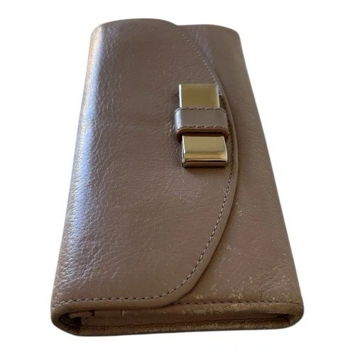 Cartera continental Chloe Nut Leather Lily Foto 2 de 4