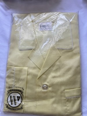 Vintage McKENZIE Imperial Men s Pajamas Yellow Size B-Medium Permanent Press