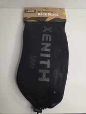 Xenith Back Plate - Football Pads - Black  LARGE - NEW - Never Used - EXC COND -