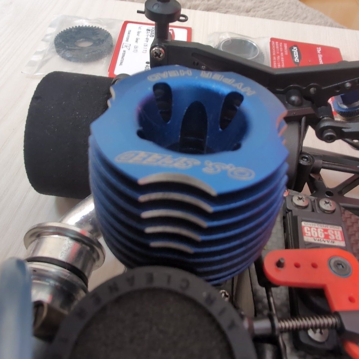 KYOSHO 1/10 FW-05R RC Car O.S.12TR Engine Sanwa Servo Muffler
