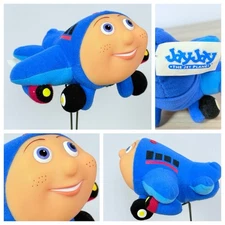 Jay Jay The Jet Plane 5" Plush w/ Vinyl Face 2000 Kidpower Wonderwings EUC