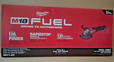 Milwaukee 3671-20 M18 FUEL 4-1/2" / 6" Braking Grinder |Slide Switch | Bare Tool