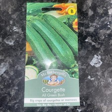 Mr Fothergill’s, Courgette, All Green Bush, 20 Seeds, Sow By
