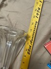 2 vintage drugstore soda fountain store display storage glass shelf risers 12.5" — photo 3