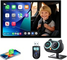 OTTOCAST Baby Car Camera Displaying on Car Screen, 1080P Clear No-Glow Night